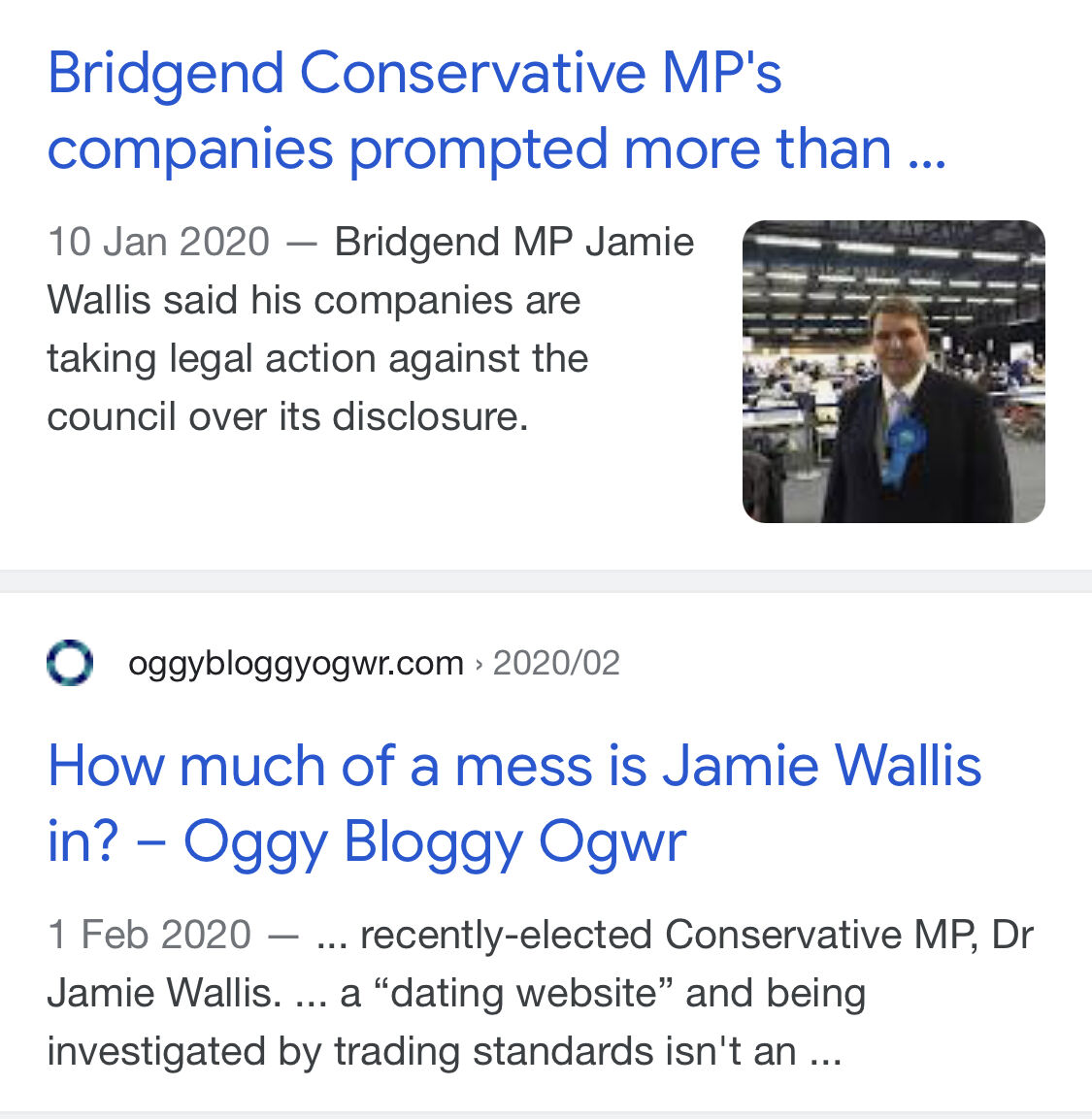 Bridgend conservative MP